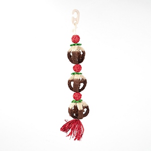 Rosewood Cupid and Comet Loofa Pudding Garland