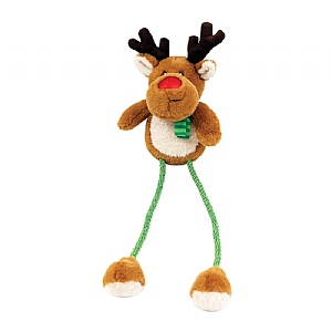 Happy Pet Ropee Long Legs Ronny Reindeer Dog Toy 