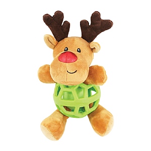 Happy Pet Ronny Reindeer Tpr Body Dog Toy