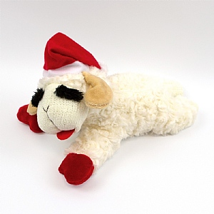 Happy Pet Santa Lambchop Dog Toy (Medium)