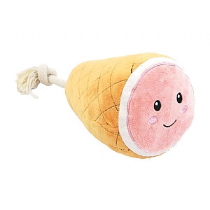 Happy Pet Christmas Ham Tough Rope Dog Toy