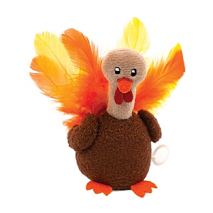Happy Pet Shaking Terry Turkey Cat Toy