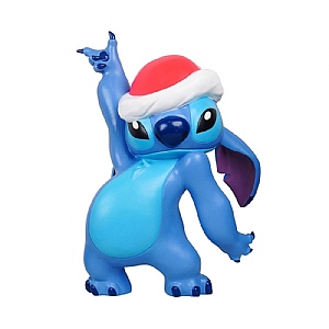 Stitch Statue Santa with Santa Hat (49cm)