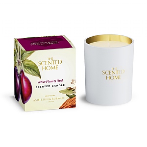 The Scented Home Velvet Plum & Oud Candle (170g)