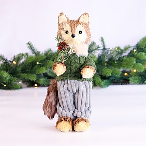 Mr Fox Standing Decoration (30cm)