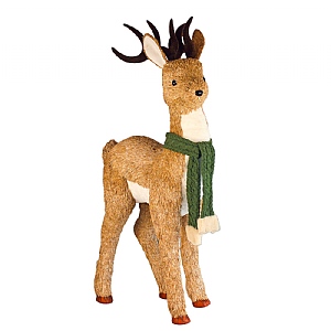 Deer In Knitted Jumper - Large (99cm)