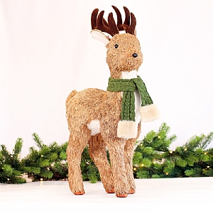 Deer In Knitted Jumper - Medium (69cm)