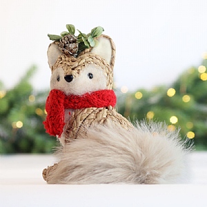 Fox with Scarf – Small (18cm)