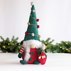 Christmas Gonk - Green & Red