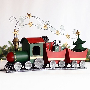 Christmas Train - Red & Green