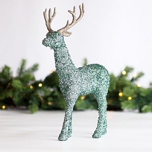 Glitter Deer - Sage