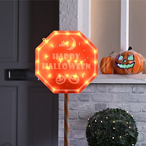 LED Happy Halloween Sign (100cm)