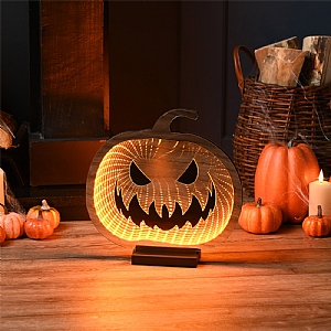 Halloween Pumpkin Infinity Light (30cm)
