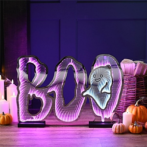 Halloween "Boo" Infinity Light (60cm)