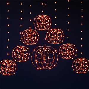 Pumpkin Curtain Light (120cm)