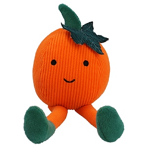 Gisela Graham Fabric Pumpkin Shelf Sitter