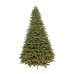 8ft Pre-Lit Grandvalira Fir Artificial Christmas Tree