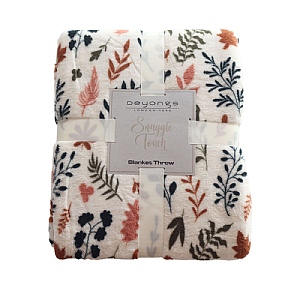 Deyongs Snuggle Touch Throw Leaves (140x180cm)