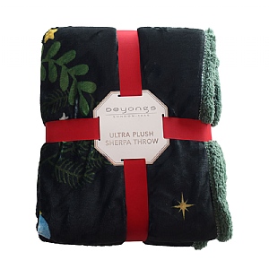 Deyongs Sherpa Throw Traditional Tree (130x170cm)