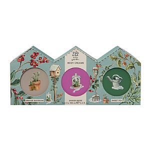 Heathcote & Ivory In The Garden Christmas Body Creams (3 x 100ml)