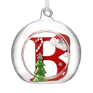 Glass Bauble - B (8cm)