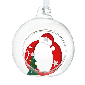 Glass Bauble - O (8cm)