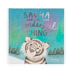 Jellycat Sacha & The Most Wonderful Thing Book (25cm x 25cm)