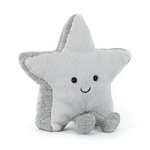 Jellycat Amuseables Silver Star (17cm x 15cm x 4cm)