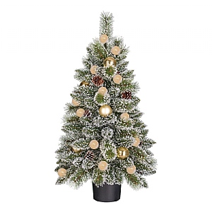 Pre-lit Decorated Gold Kaprun Tree