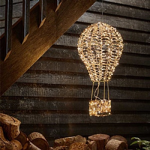 Three Kings GoldTwist Air Balloon Warm White LEDs - Low Voltage (60cm)