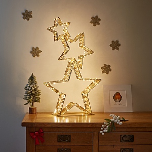 Three Kings GoldTwist Star Stack