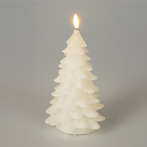 LED Tree Candle - Cream