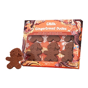 GNAW Gingerbread Dudes Gift Set 6 Milk Chocolates (180g)