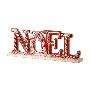 Claydough Peppermint Noel Sign (43cm)