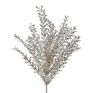Glitter and Sequin Artemesia Bush - Platinum (61cm)