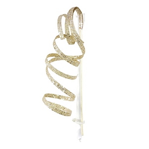 Spiral Ribbon Spray - Ivory (63cm)