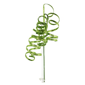 Glitter Ribbon Spray - Green (60cm)