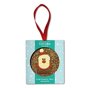 Cocoba Santa Chocolate Christmas Tree Hanger (50g)