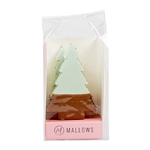 Mallows Pistachio Milk Chocolate Dipped Christmas Tree Duo (60g)