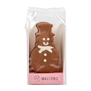 Mallows Vanilla Milk Chocolate Dipped Snowman Duo (100g)