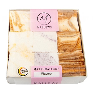 Mallows Natural Mallows 9 piece Gift Box - Cherry, Carmel & Stracciatella (90g)