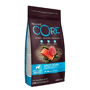 Wellness CORE® Adult Dry Dog Food Ocean - Salmon with Tuna (1.8kg)