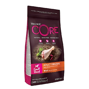 Wellness CORE® Small Breed Adult Dry Dog Food Original - Turkey with Chicken Recipe (1.5kg)