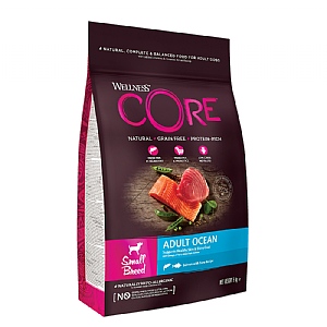 Wellness CORE® Small Breed Adult Dry Dog Food Ocean  - Salmon with Tuna (5kg)