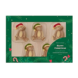 Choc On Choc 5 Choc Xmas Teddies (116g)