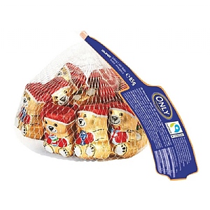 Milk Chocolate Gold Bear with Crème Filling (80g)