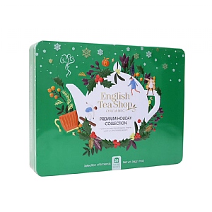 English Tea Shop Premium Holiday Collection Green Gift Tin
