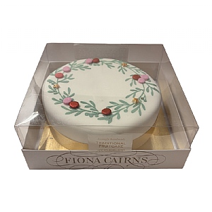 Mistletoe Wreath Fruitcake