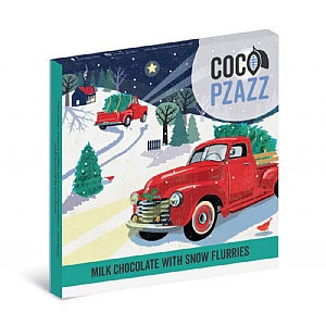 Rocket68 Milk Chocolate with Snow Flurries (80g)