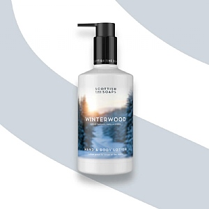 Scottish Fine Soaps Winterwood Spiced Caramel, Vanilla & Musk Hand & Body Lotion (300ml)